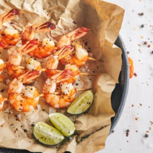 Menu salt & pepper king prawns 🌶️