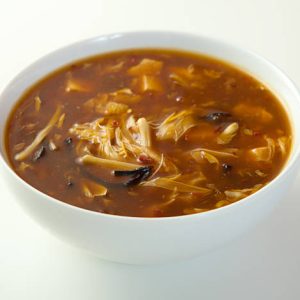 Menu hot & sour soup